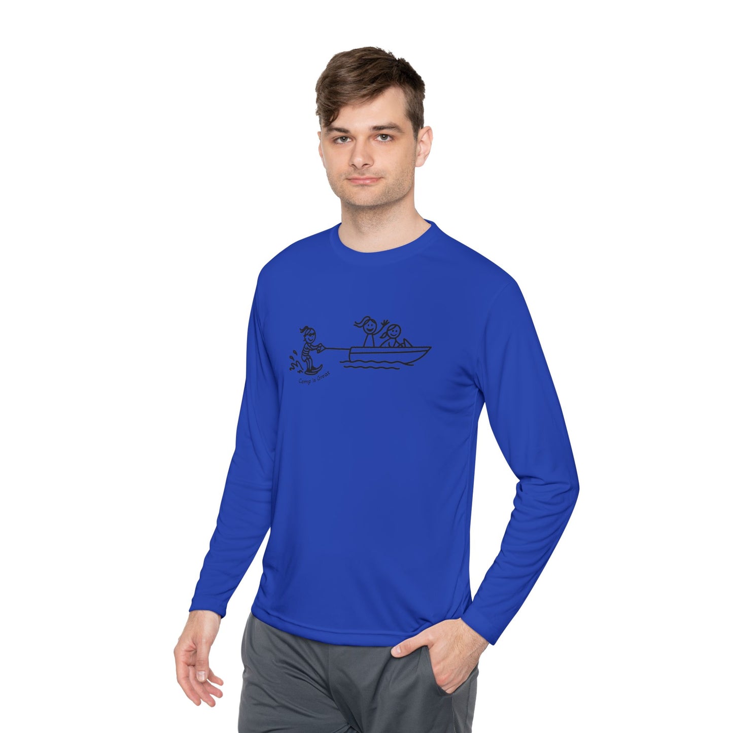 Unisex Lightweight Long Sleeve Tee Waterski