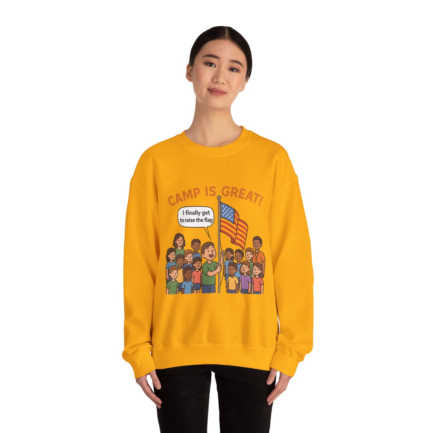 Unisex Heavy Blend™ Crewneck Sweatshirt Flag