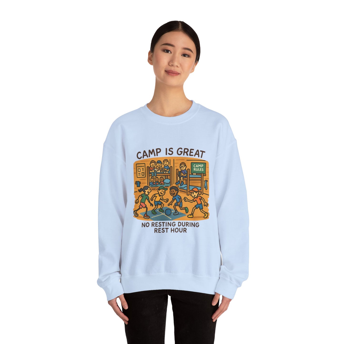 Unisex Heavy Blend™ Crewneck Sweatshirt Rest Hour