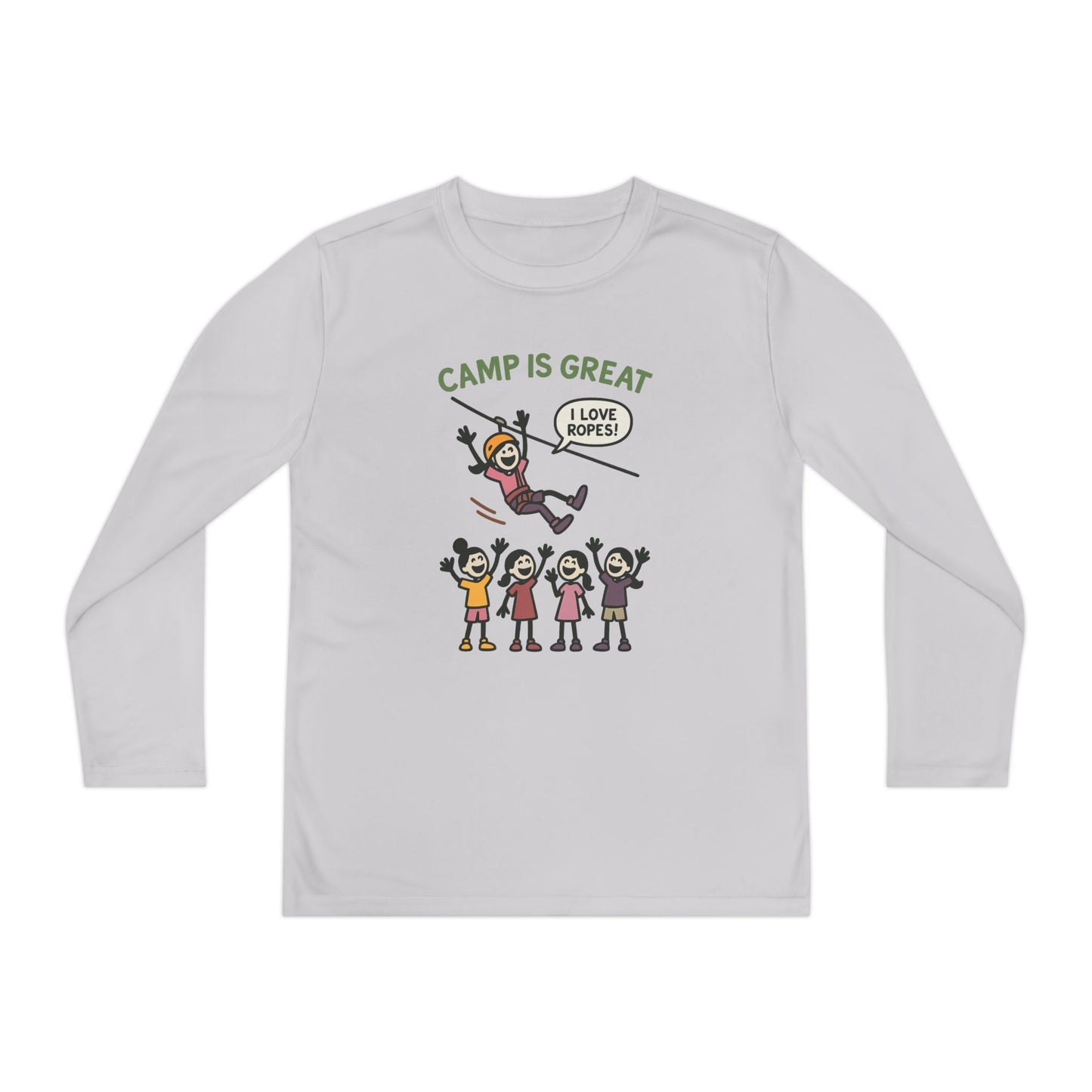Youth Long Sleeve Competitor Tee Ropes