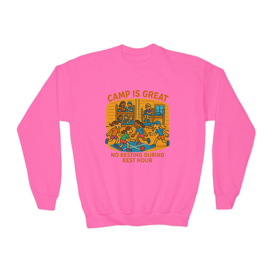 Youth Crewneck Sweatshirt Rest Hour