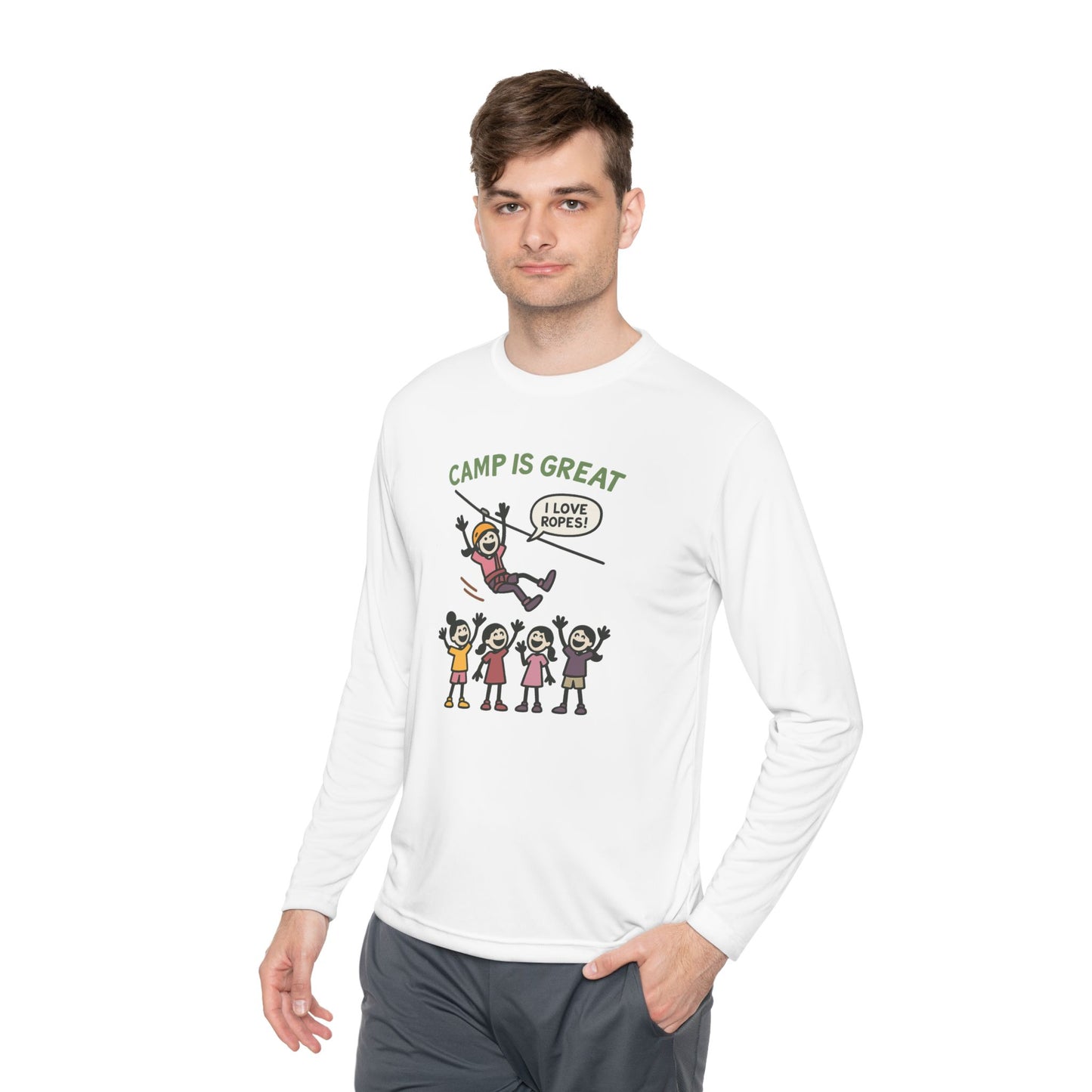 Unisex Lightweight Long Sleeve Tee Ropes