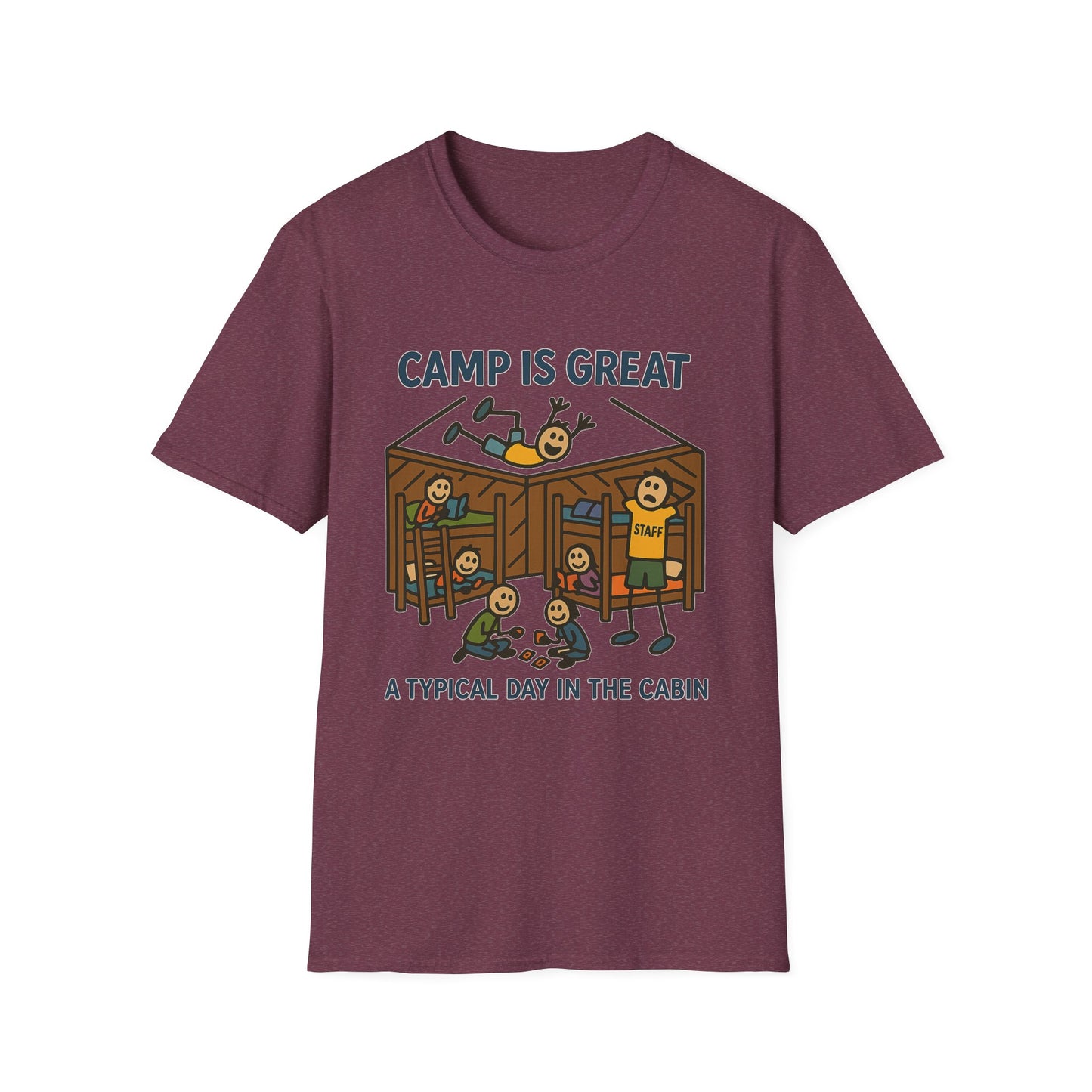 Unisex Softstyle T-Shirt Typical Day in the Cabin