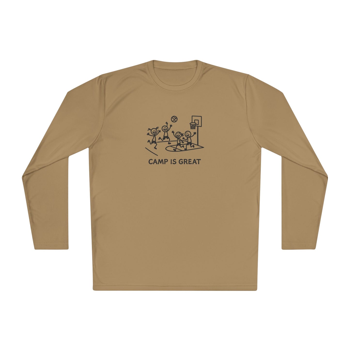 Unisex Lightweight Long Sleeve Tee Basketball