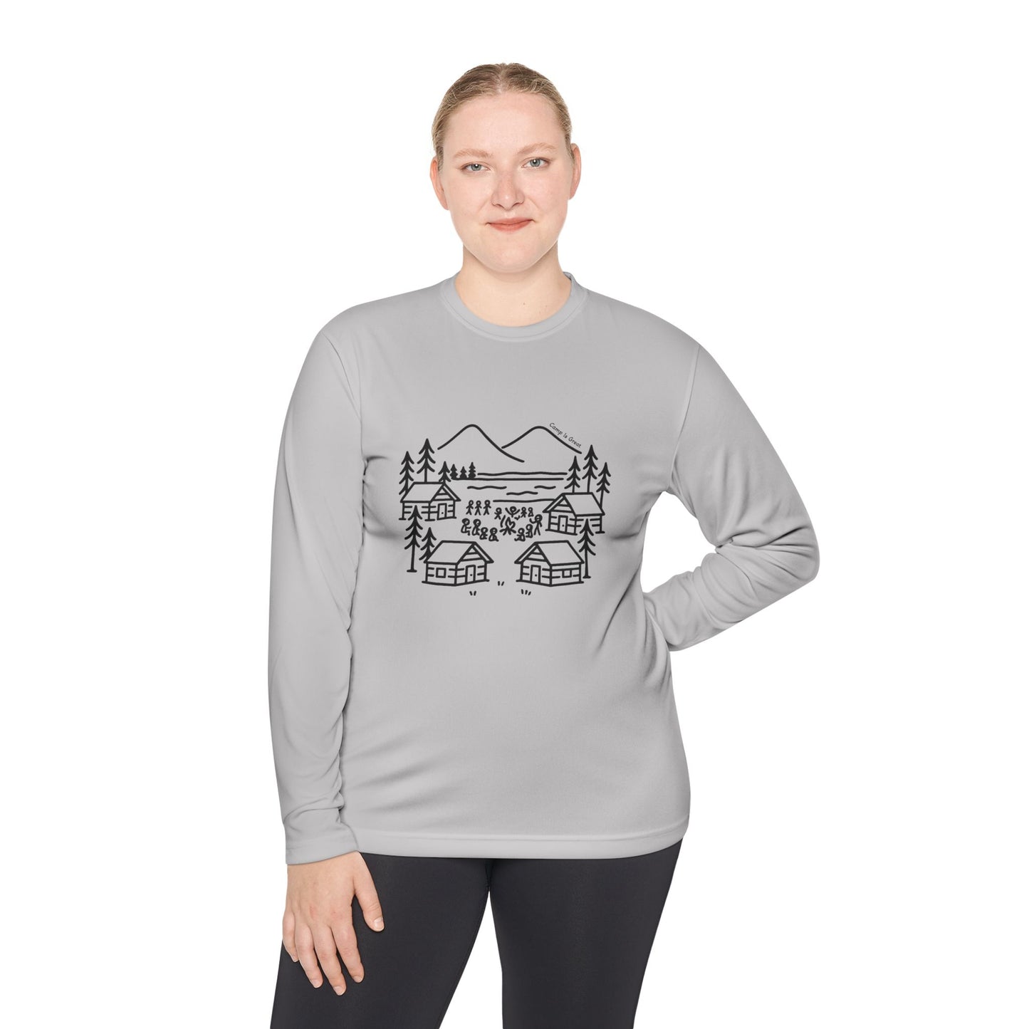Unisex Lightweight Long Sleeve Tee Landscape