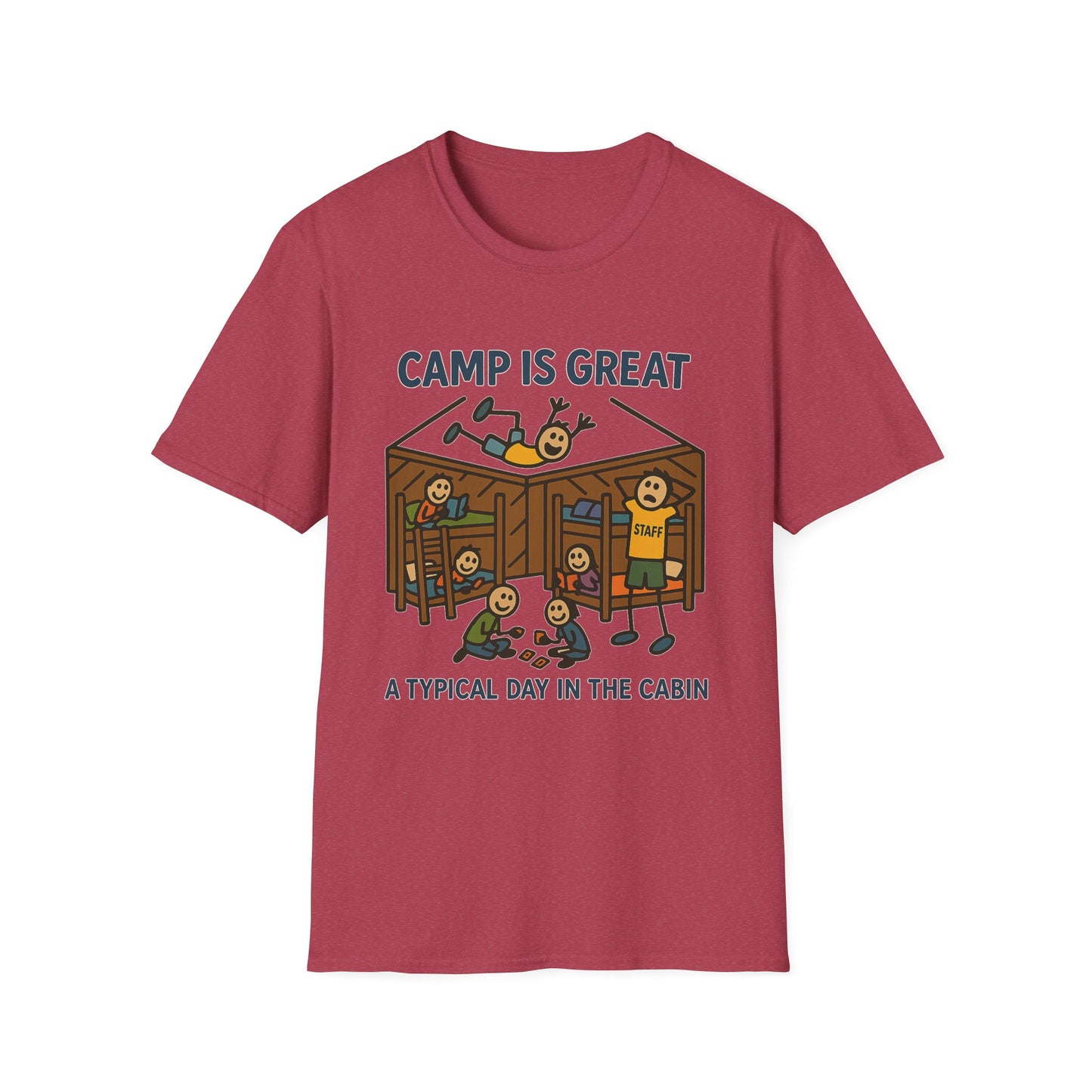Unisex Softstyle T-Shirt Typical Day in the Cabin