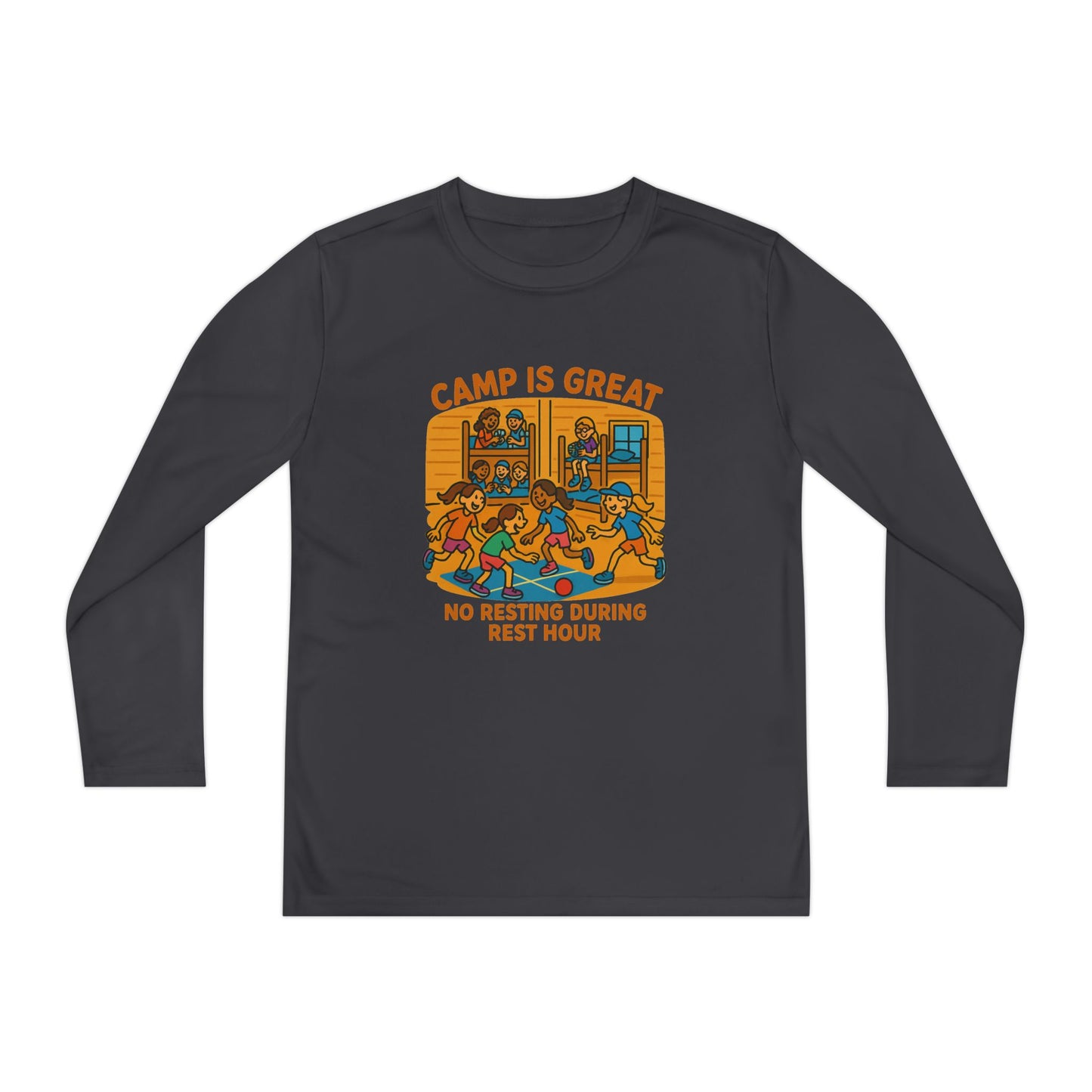Youth Long Sleeve Competitor Tee Rest Hour