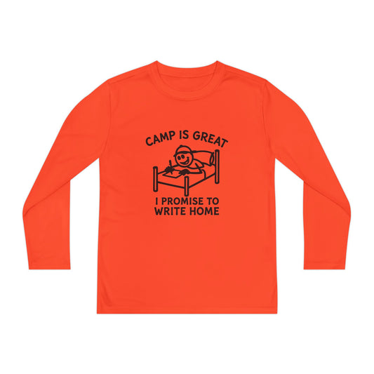 Youth Long Sleeve Competitor Tee Write Home
