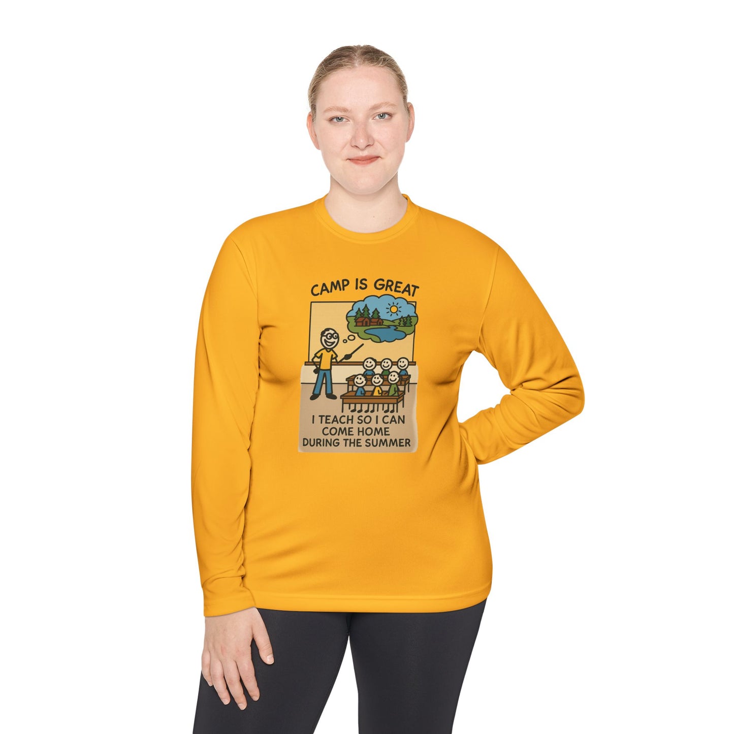 Unisex Lightweight Long Sleeve Tee Teacher