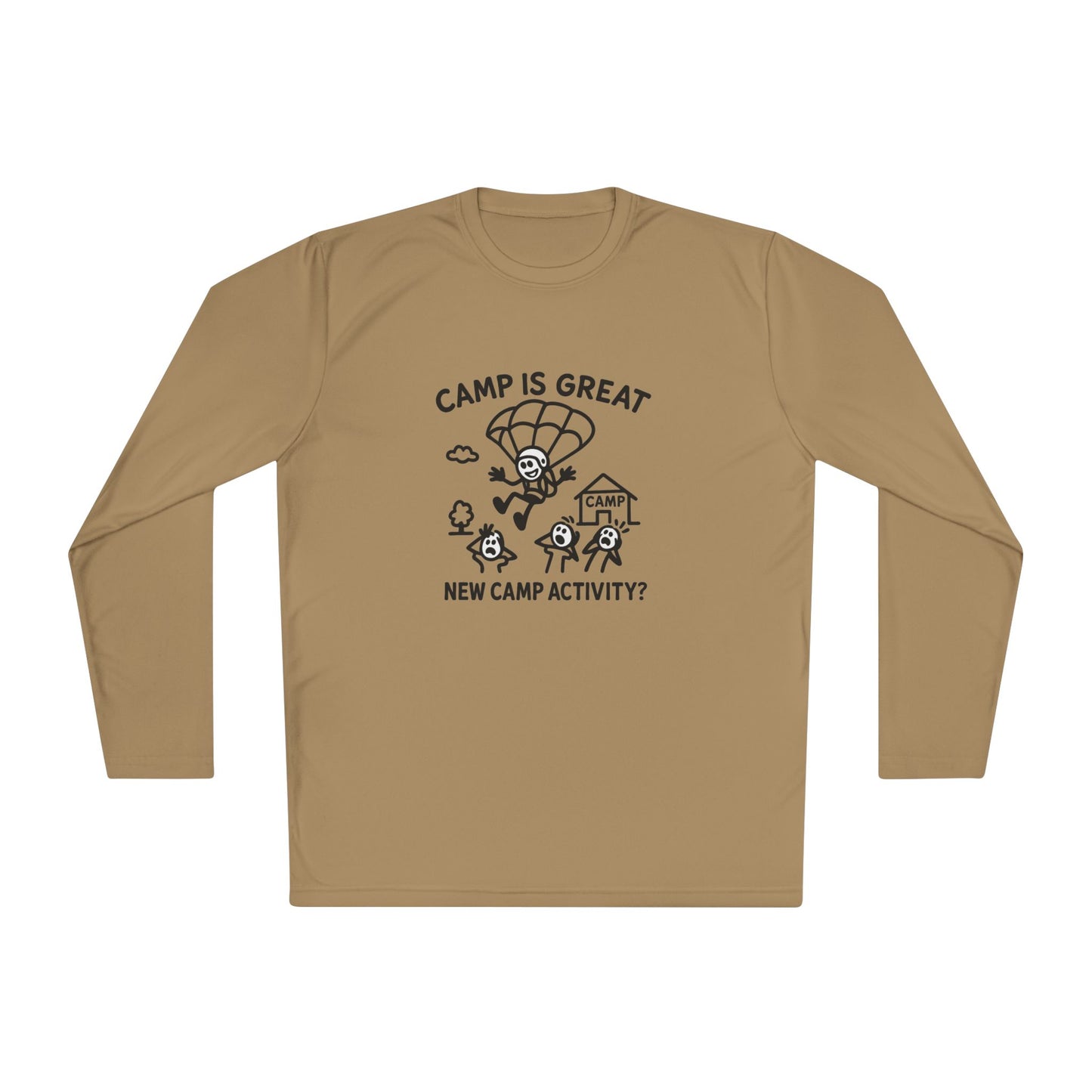 Unisex Lightweight Long Sleeve Tee Skydiving