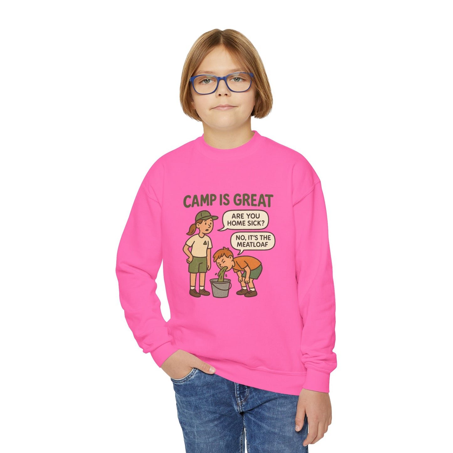 Youth Crewneck Sweatshirt Meatloaf