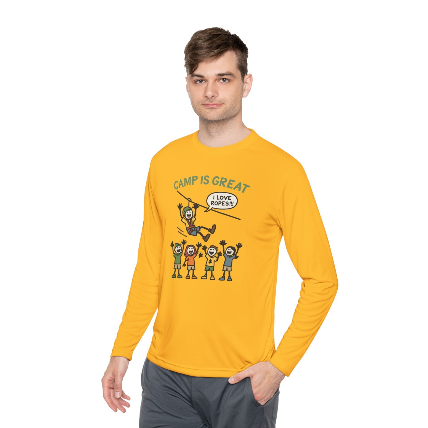 Unisex Lightweight Long Sleeve Tee Ropes