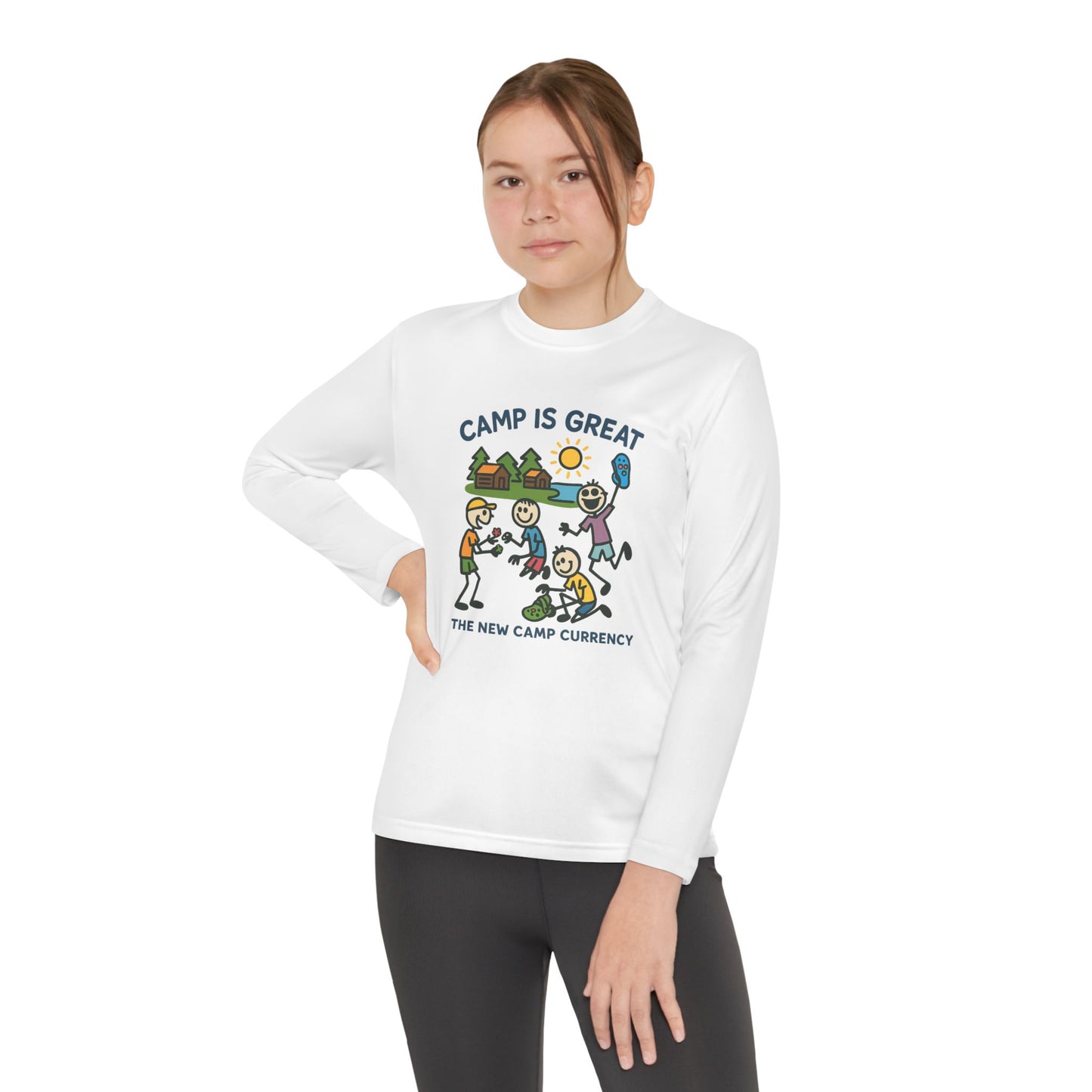 Youth Long Sleeve Competitor Tee Shoe Charms