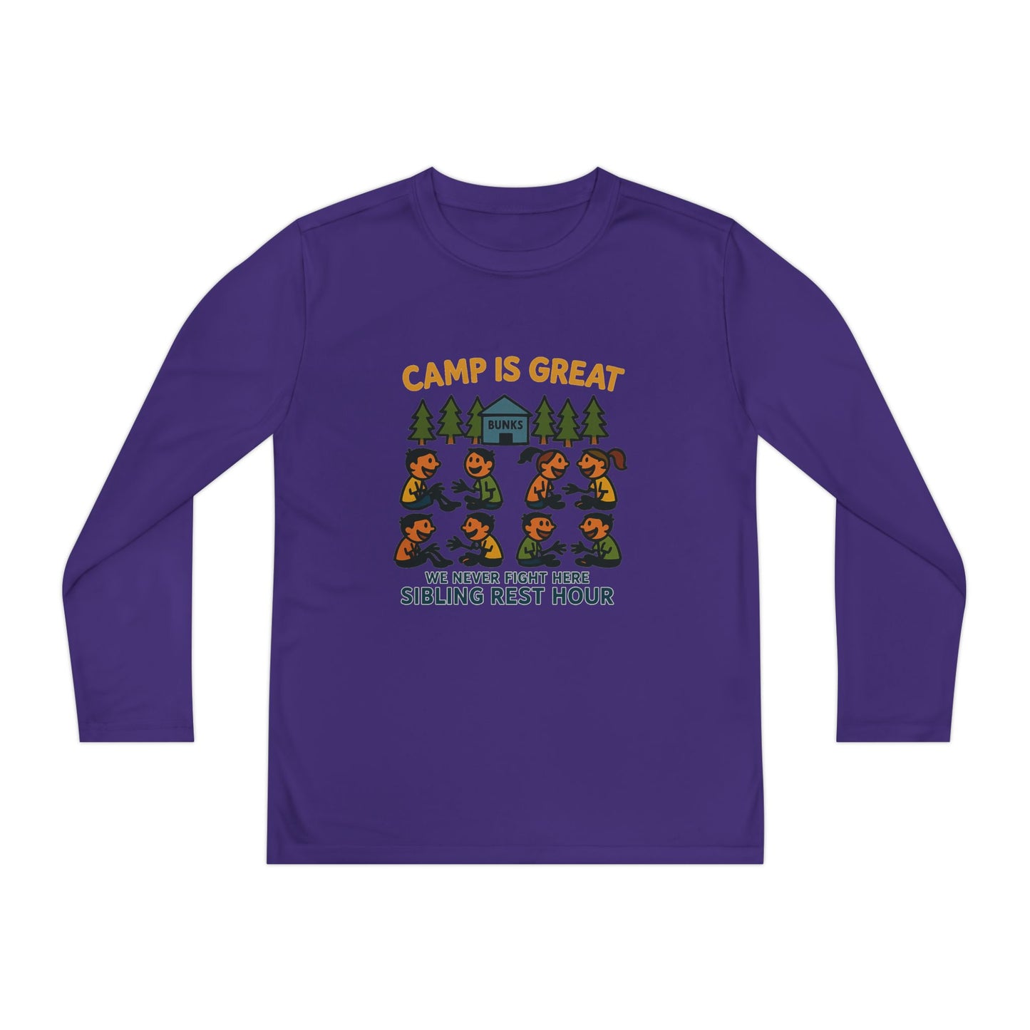 Youth Long Sleeve Competitor Tee Sibling Rest Hour