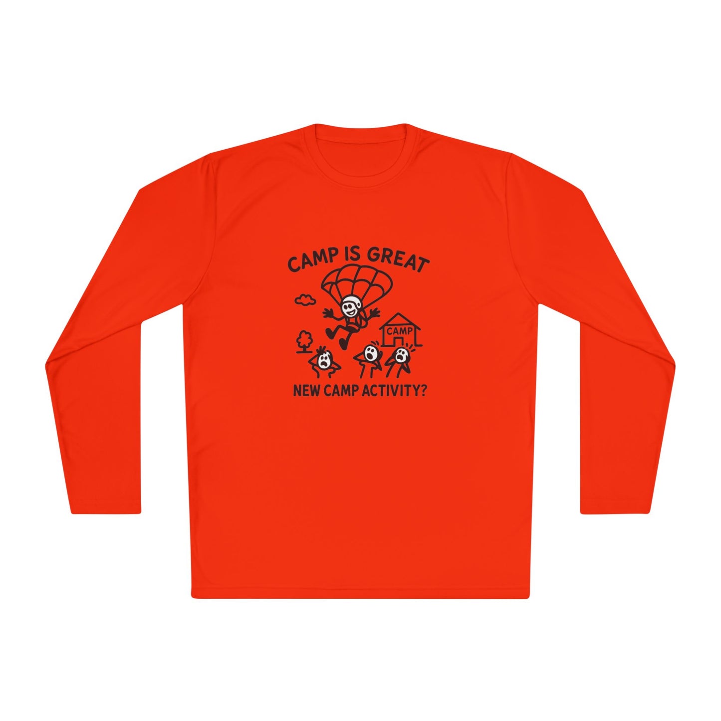 Unisex Lightweight Long Sleeve Tee Skydiving