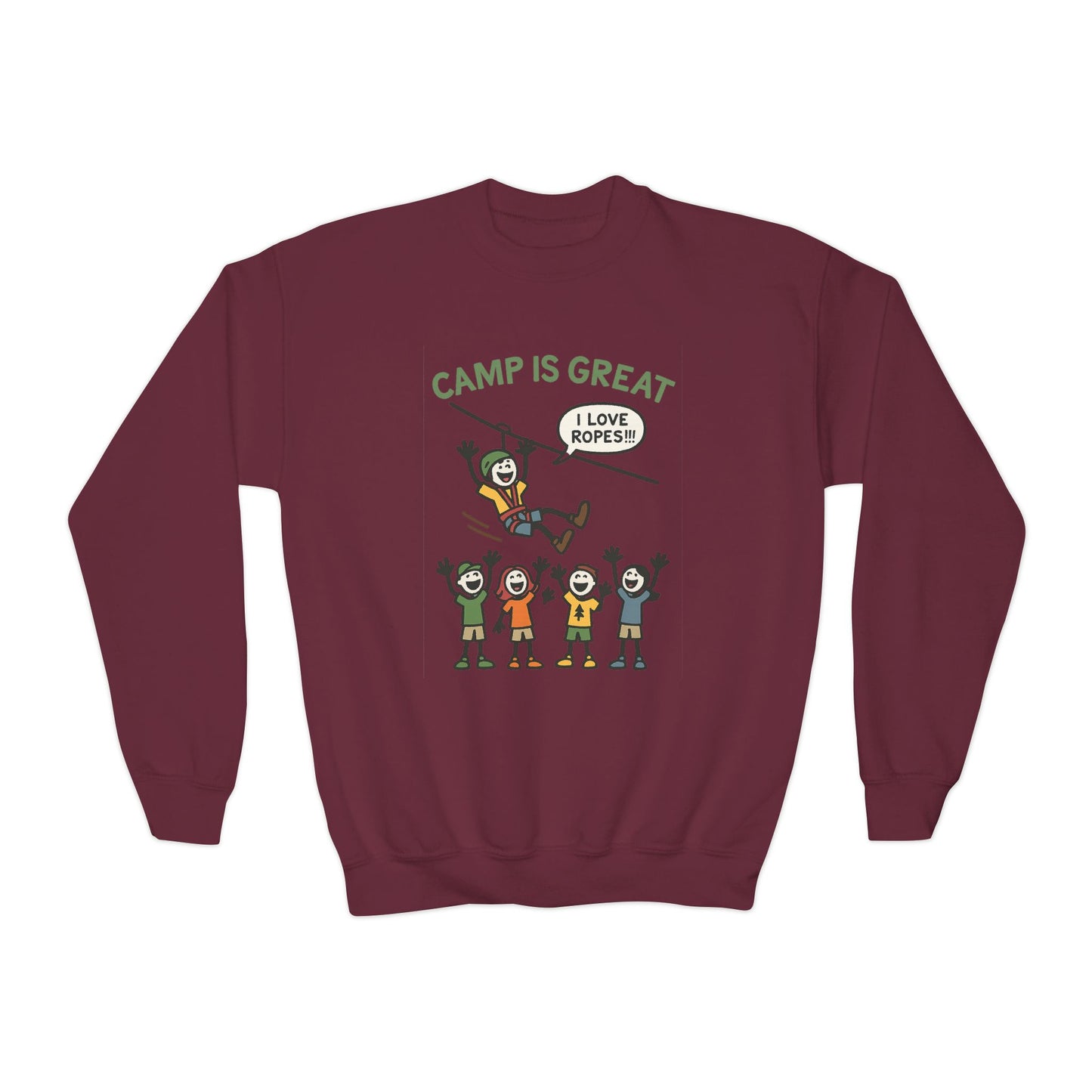 Youth Crewneck Sweatshirt Ropes