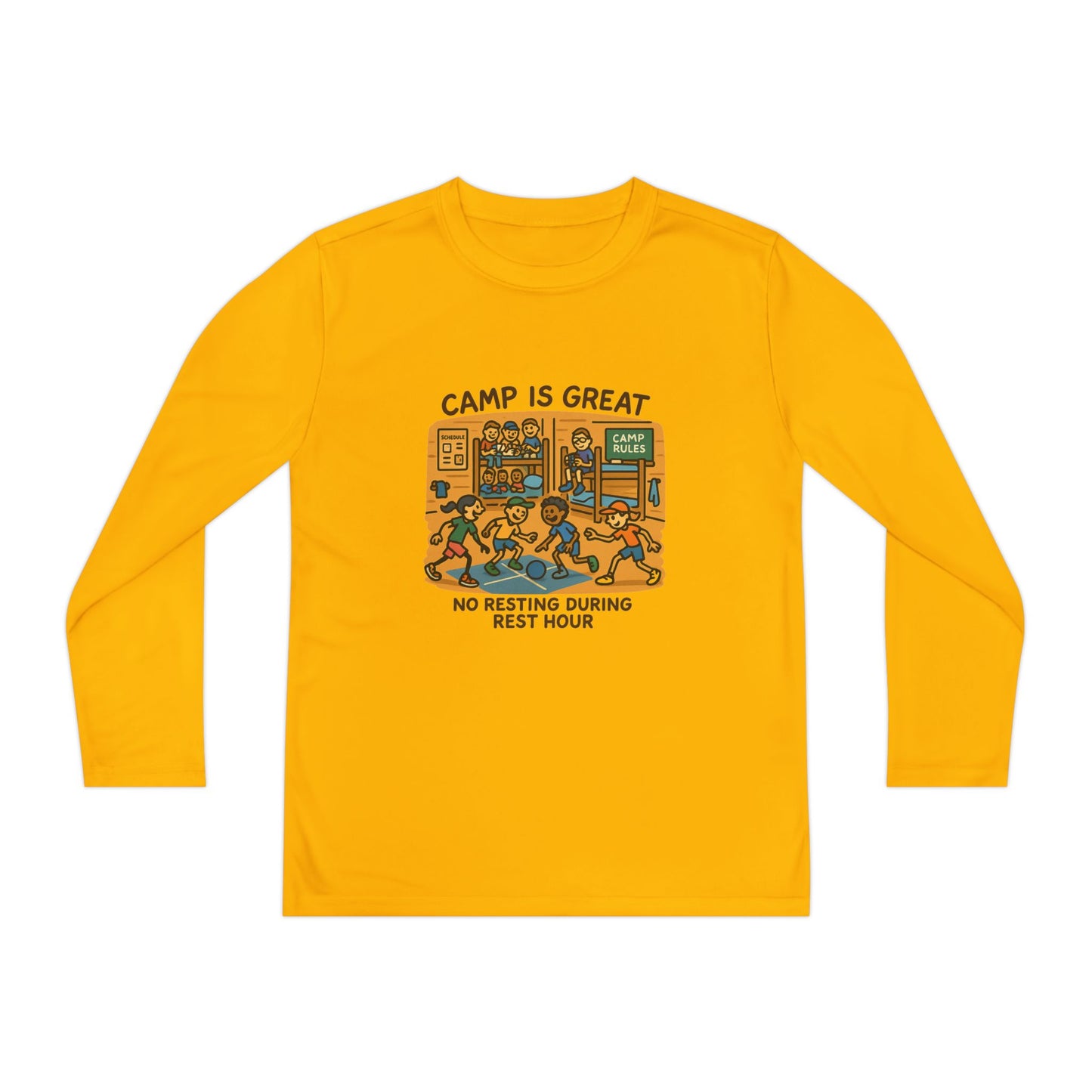 Youth Long Sleeve Competitor Tee Rest Hour
