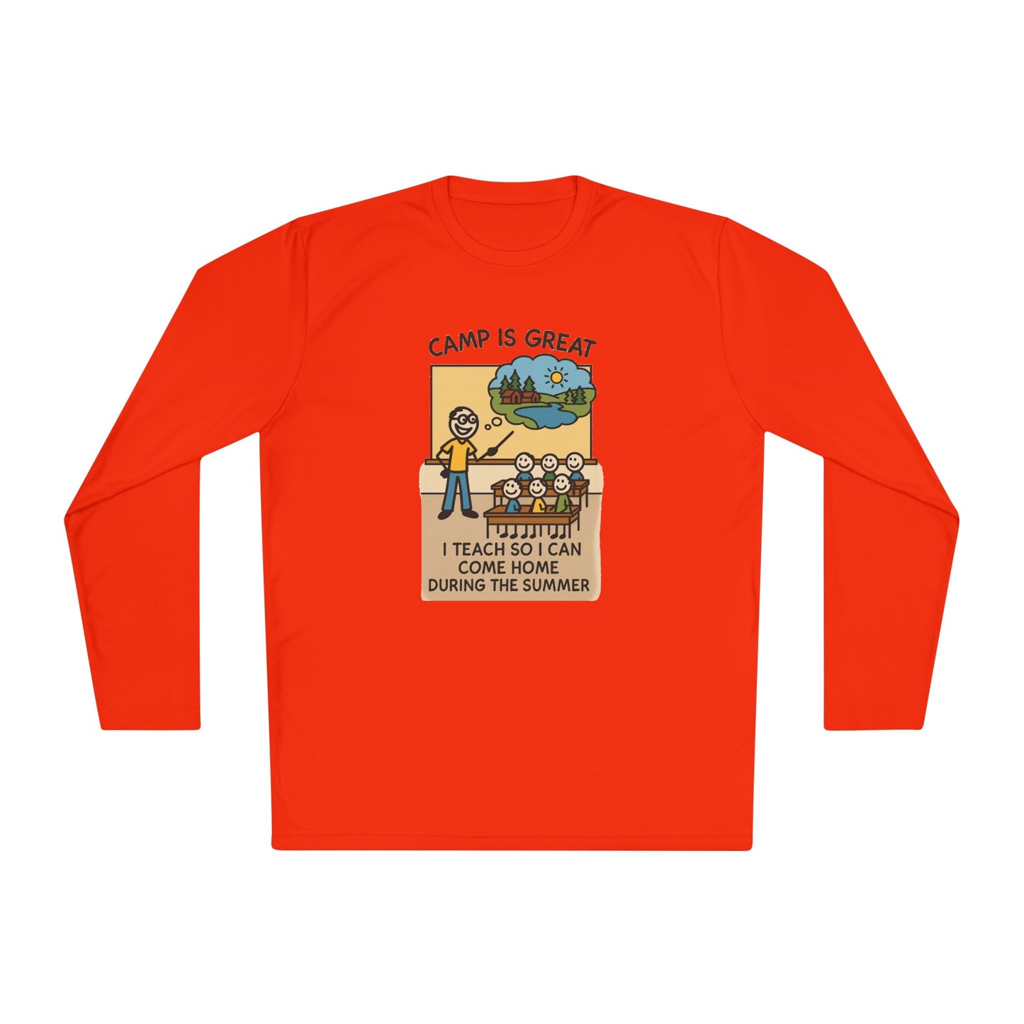 Unisex Lightweight Long Sleeve Tee Teacher