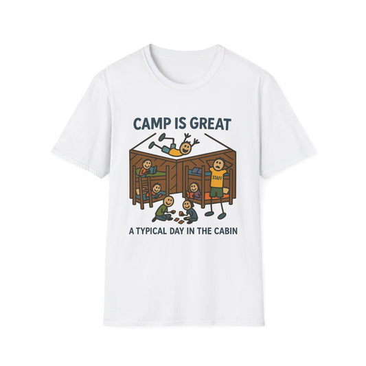 Unisex Softstyle T-Shirt Typical Day in the Cabin