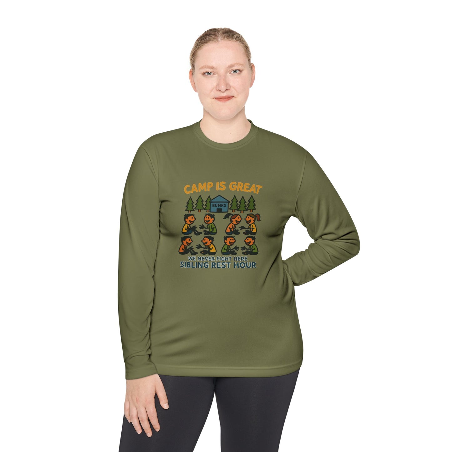 Unisex Lightweight Long Sleeve Tee Sibling Rest Hour