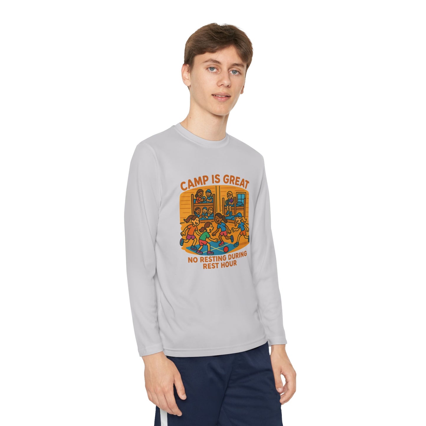 Youth Long Sleeve Competitor Tee Rest Hour