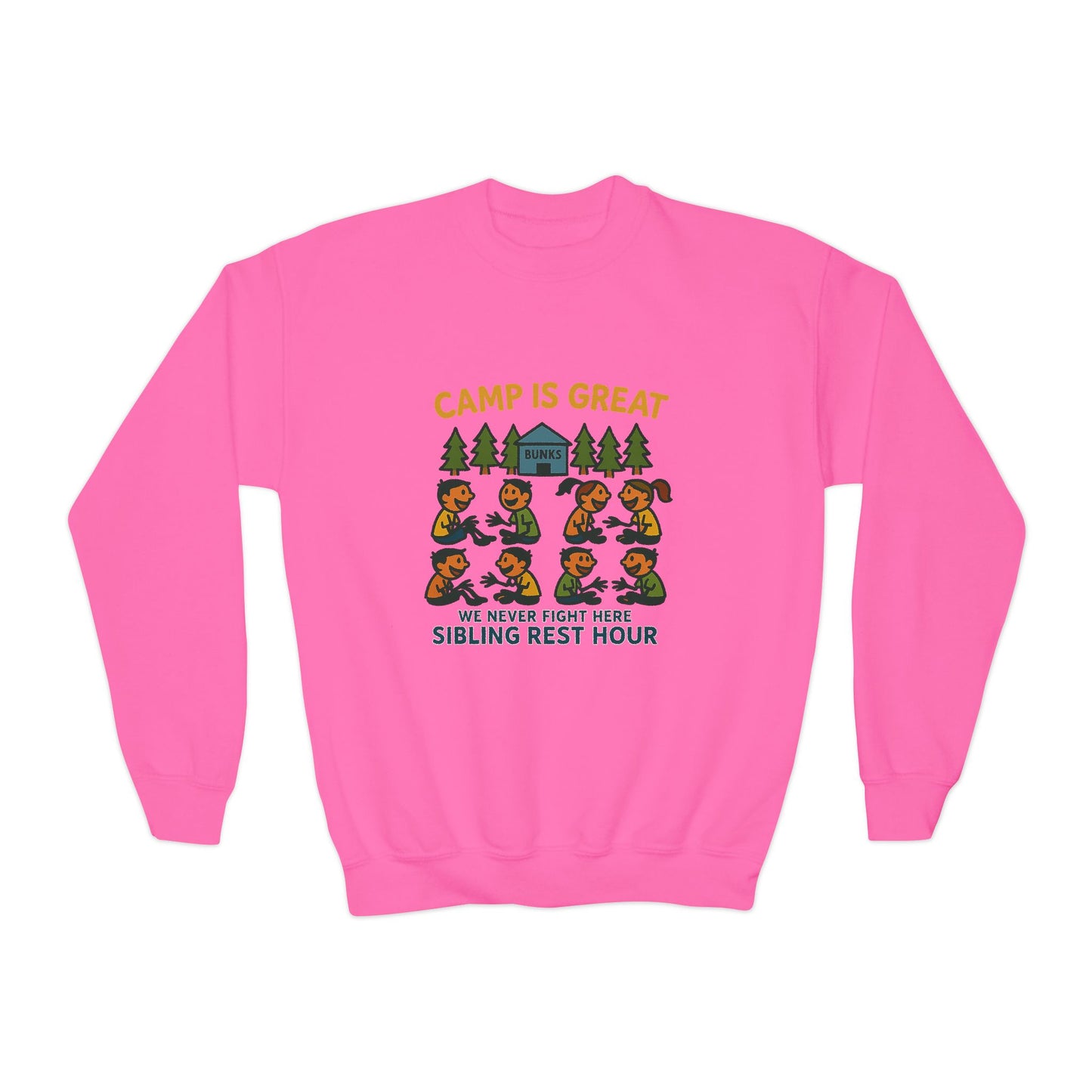 Youth Crewneck Sweatshirt Sibling Rest Hour