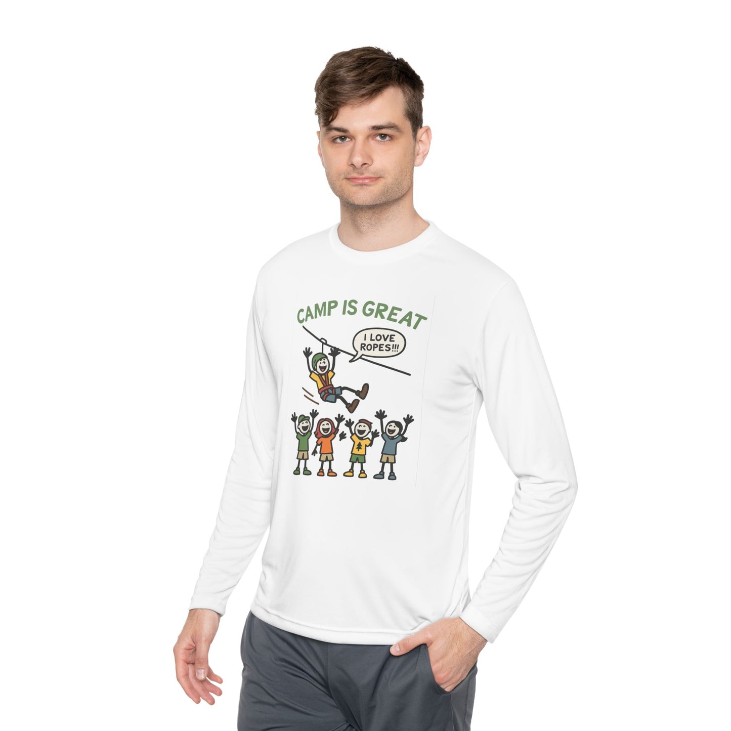 Unisex Lightweight Long Sleeve Tee Ropes