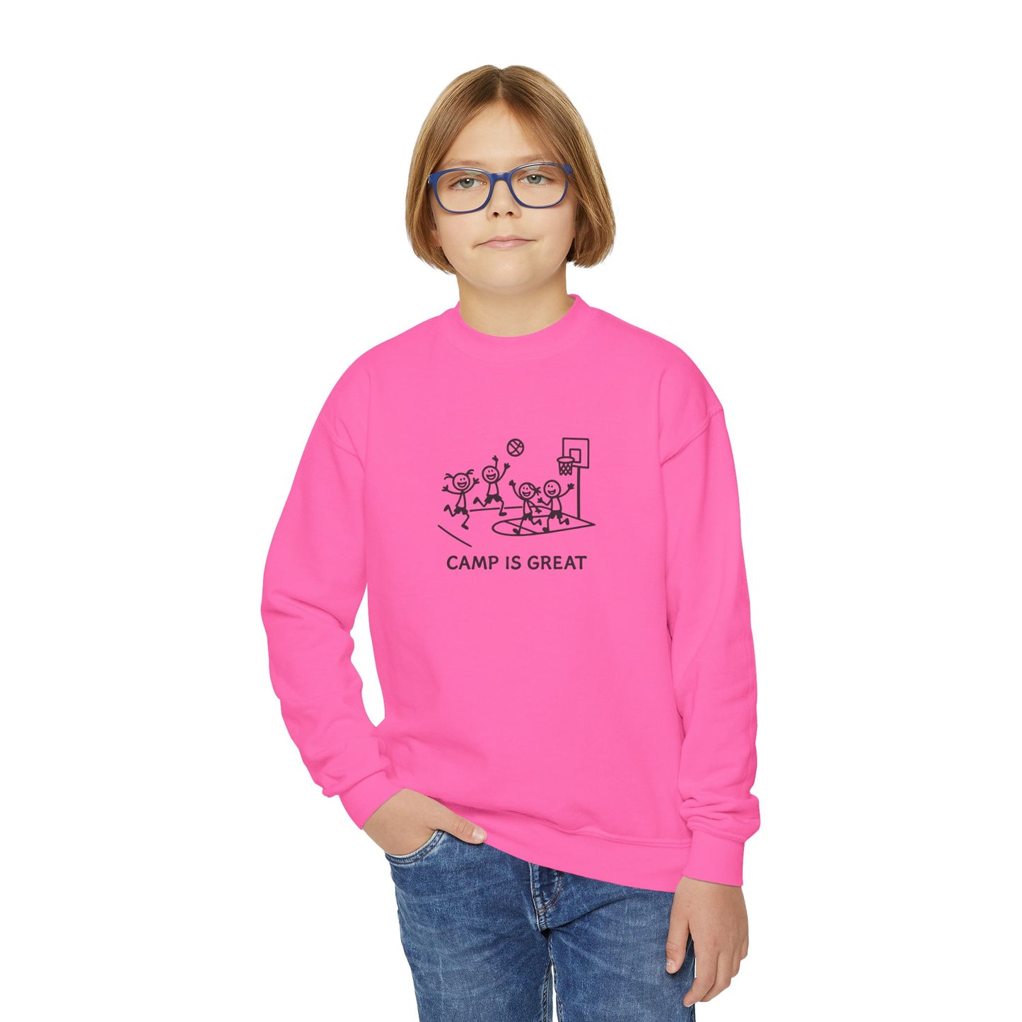 Youth Crewneck Sweatshirt Basketball