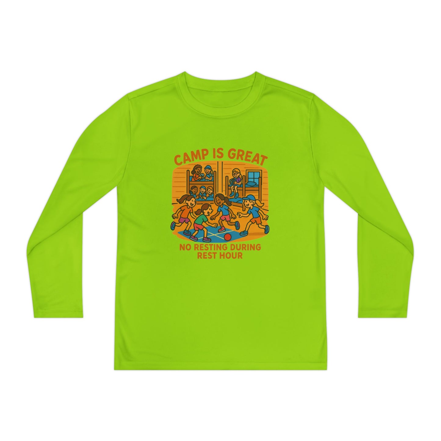 Youth Long Sleeve Competitor Tee Rest Hour