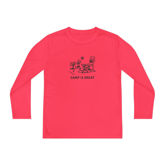 Youth Long Sleeve Competitor Tee Basketball