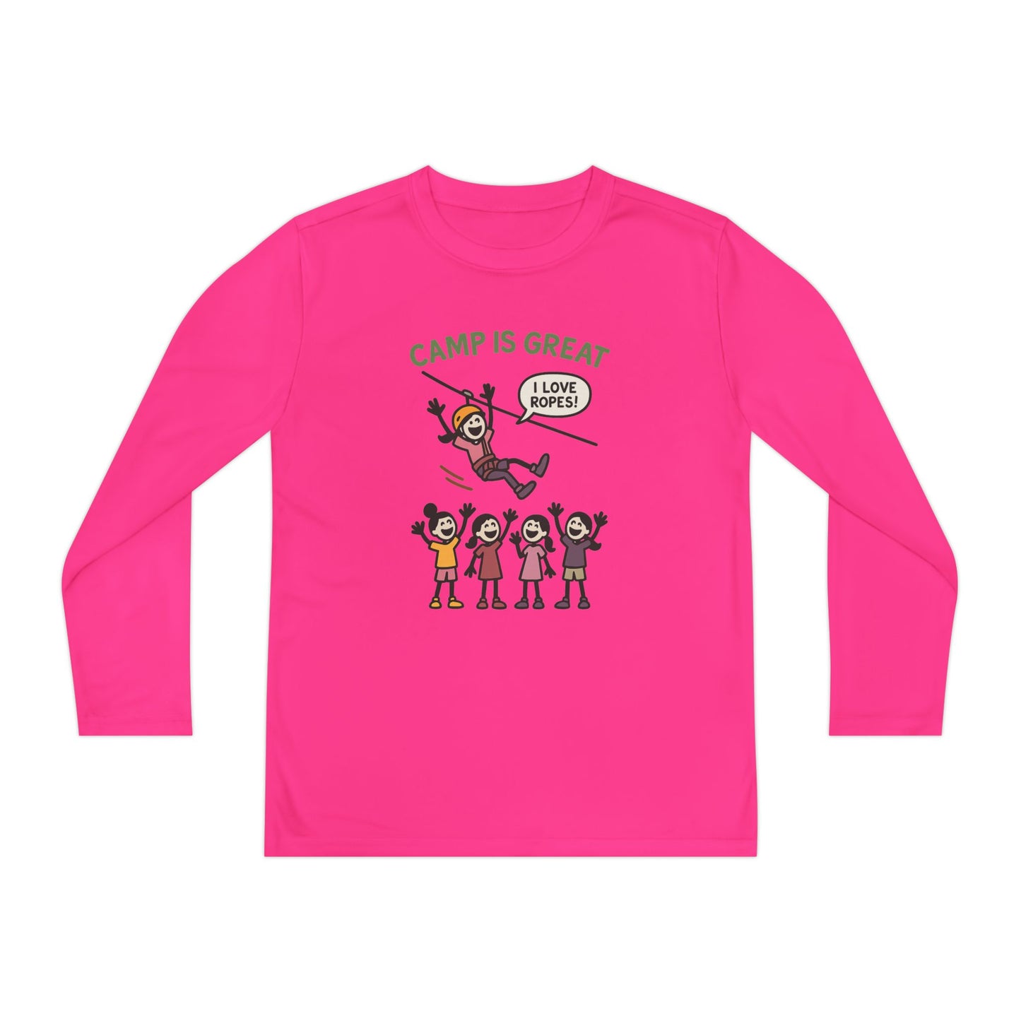 Youth Long Sleeve Competitor Tee Ropes