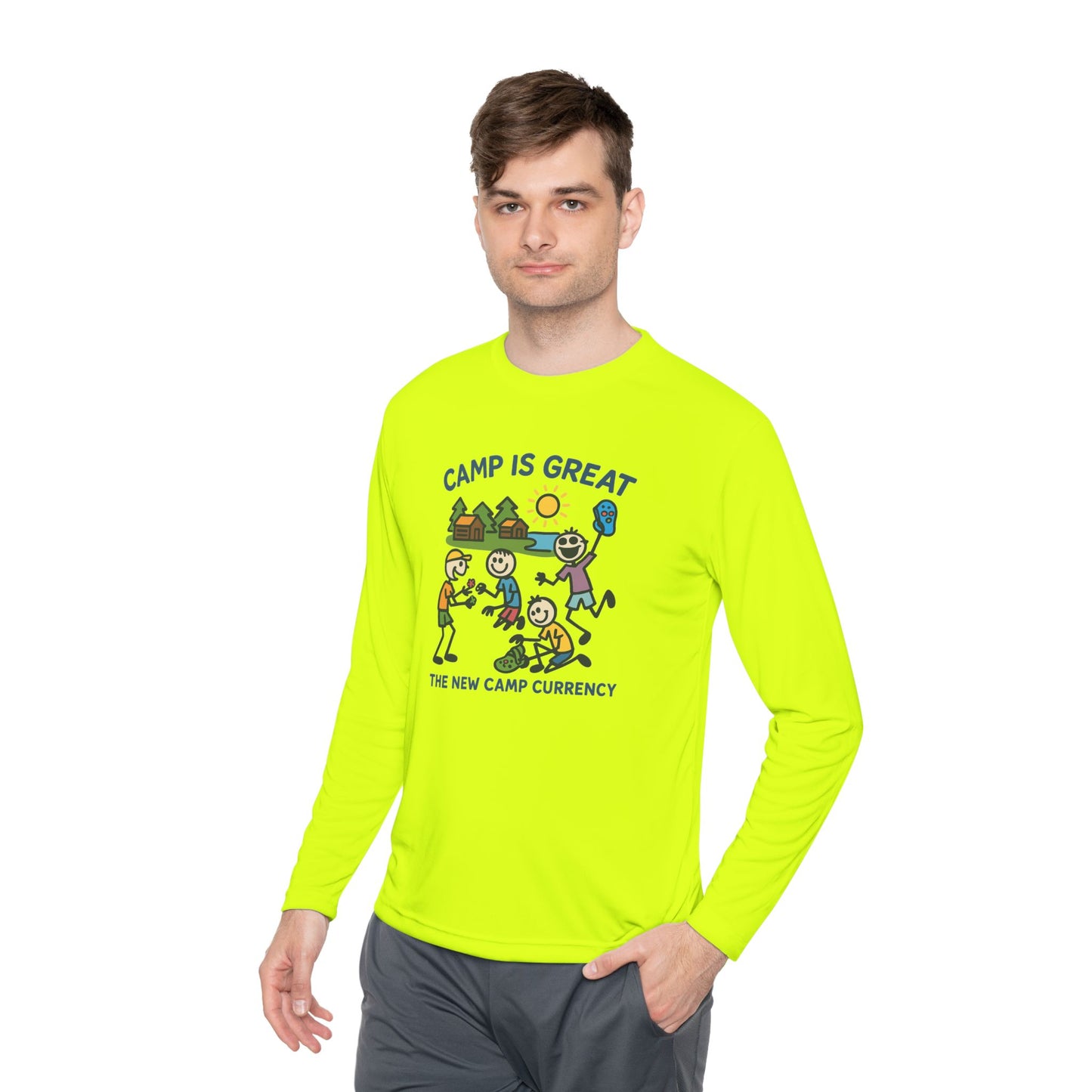 Unisex Lightweight Long Sleeve Tee Shoe Charms