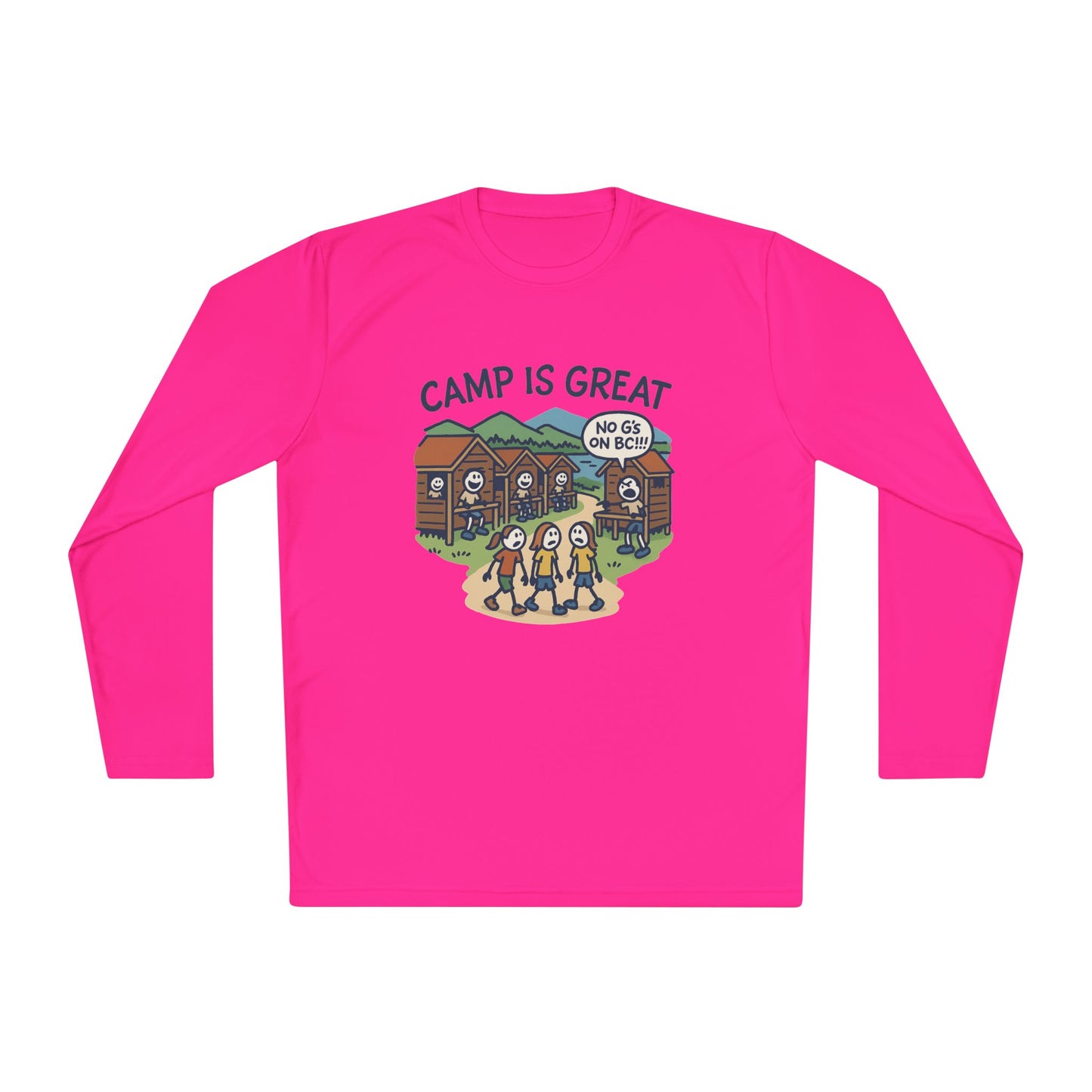 Unisex Lightweight Long Sleeve Tee No G's on BC