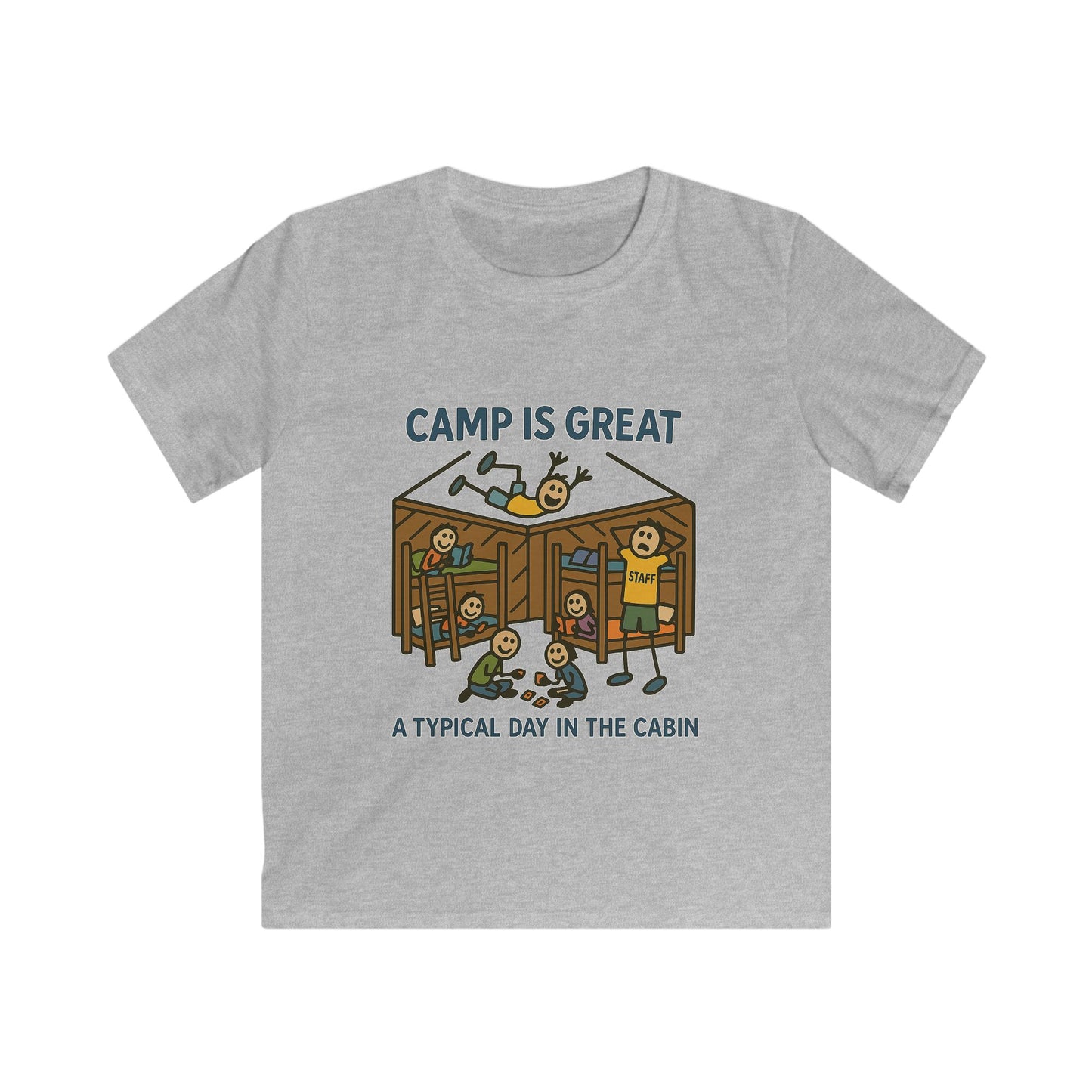 Kids Softstyle Tee Typical Day in the Cabin
