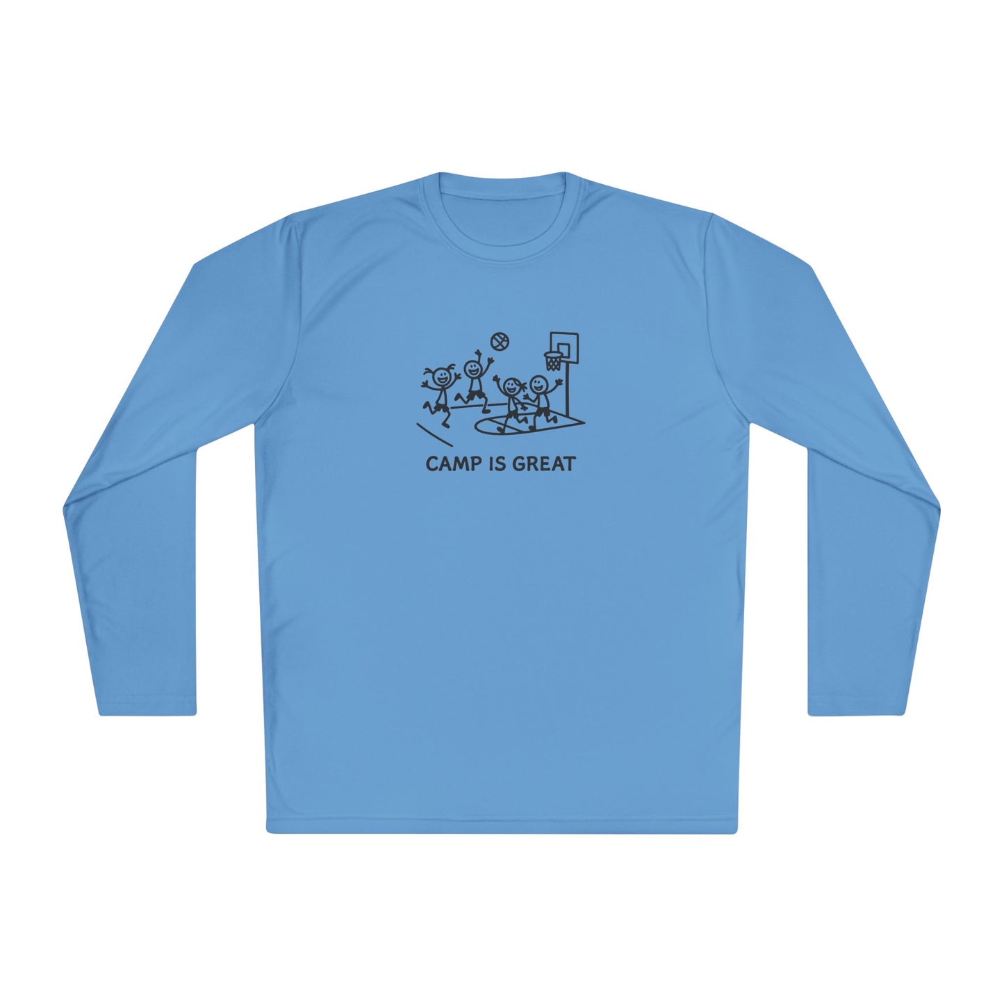 Unisex Lightweight Long Sleeve Tee Basketball