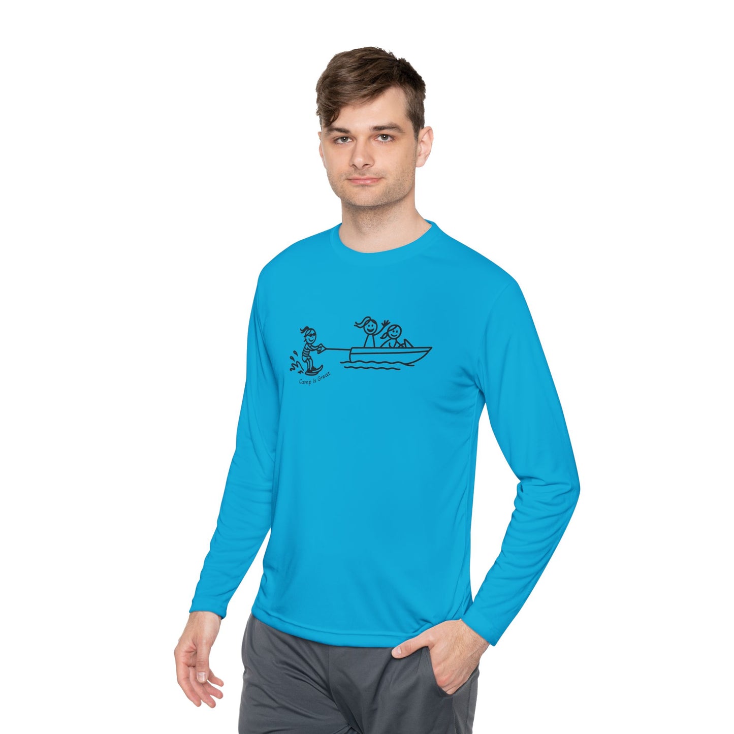 Unisex Lightweight Long Sleeve Tee Waterski