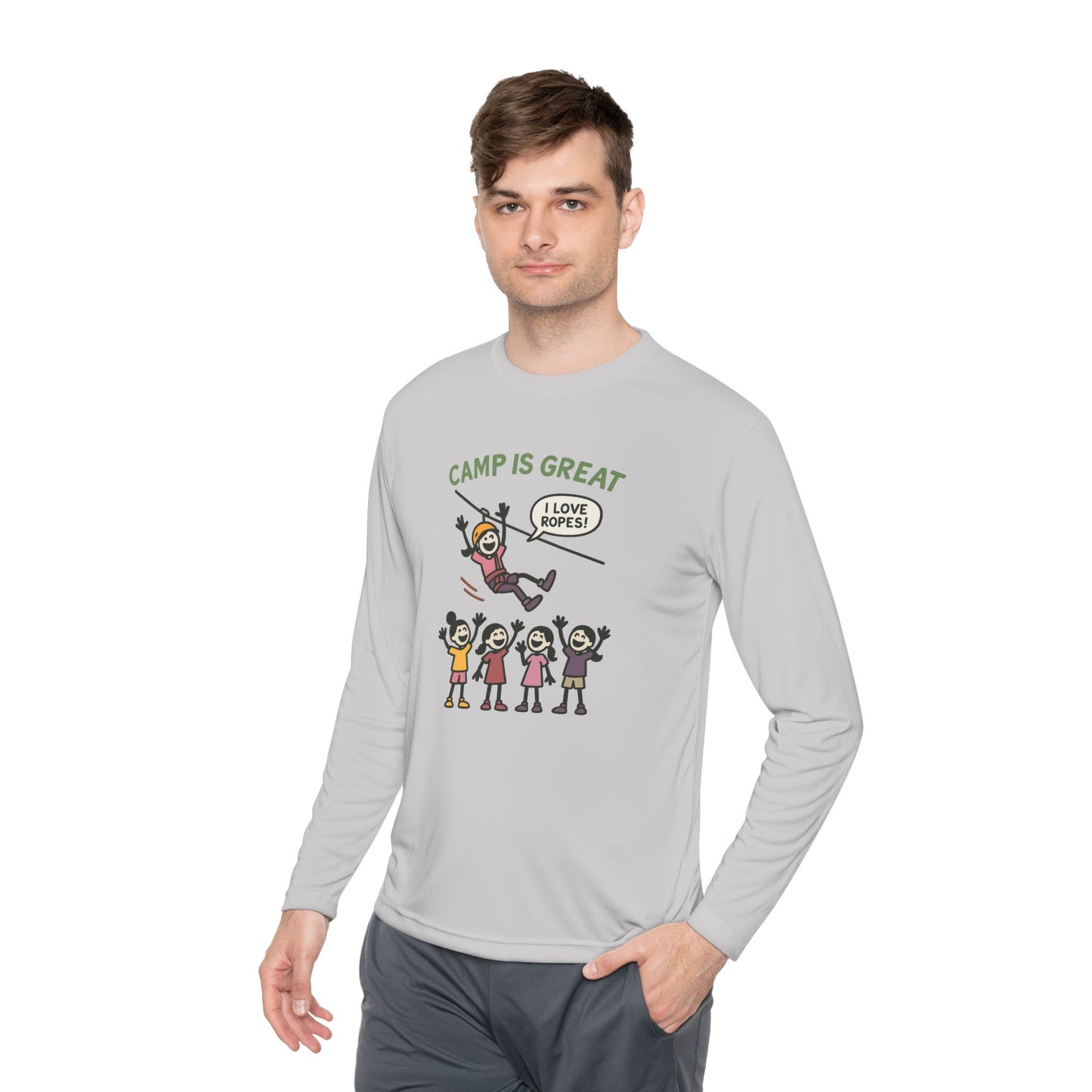 Unisex Lightweight Long Sleeve Tee Ropes